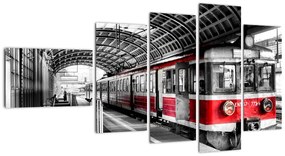 Vlaková stanica - moderný obraz