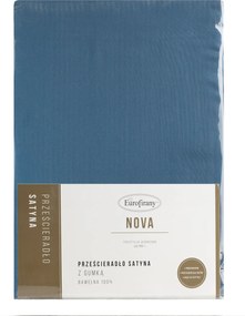 MAKOSATÉNOVÉ PRESTIERADLO NOVA 180X200 CM, VÝŠKA 30 CM TMAVOMODRÉ