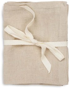 Ferm Living Ľanové obrúsky Linen Natural – set 2 ks