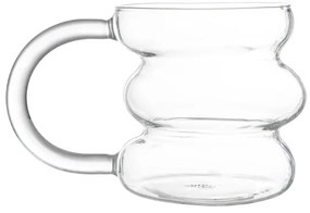 Hrnček BUBBLY priesvitný 888347 400 ml