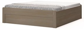 BMB MARIKA s nízkymi čelami - masívna buková posteľ s úložným priestorom 160 x 200 cm, buk masív