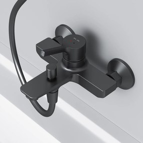 Vaňová a sprchová batéria AM.PM X-Joy S FXB10022 jednopáková, čierna