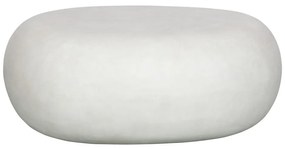 Biely konferenčný stolík 49x65 cm Pebble – vtwonen