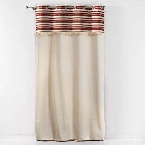 Bavlnený záves v tehlovej farbe/v prírodnej farbe 140x240 cm Atlas – douceur d'intérieur