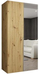 Skriňa Alicante II 100 artisan strieborný