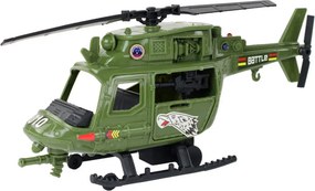 LEAN Toys Vojenská súprava: vrtuľník, bojové vozidlo, veža a vojak