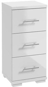 Kúpeľňová komoda biela Bari B35 0D3S DSM