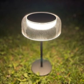 Zuma Line DT33111-LED Stm. solárna nab. lampa BLUET LED/2,5W/2000 mAh IP44 čierna