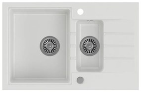 Drez Peter 156 Steingran biela 78x50x20 + sifón