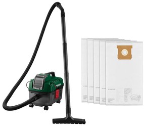 Parkside®  Aku vysávač na mokré a suché vysávanie – bez akumulátora + Filtračné vrecká z netkanej textílie do vysávača, 5 kusov  (800010633)