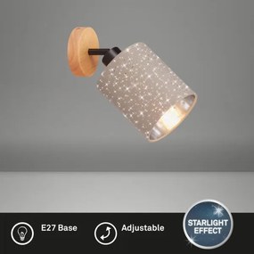 Briloner 2078-011 - Nástenné bodové svietidlo SPOTLIGHT 1xE27/25W/230V béžová