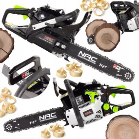 Benzínová Píla Nac Reťazová Píla 1,77 Km 35 CM 14" Low Kick Back 38 CM3