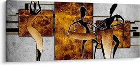 Obraz - Motívy Africkej kultúry (120x50 cm)