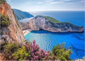Obraz - Pláž Navagio, Grécko (70x50 cm)