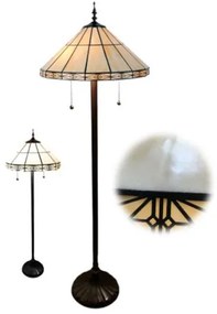 Moderná stojacia lampa Tiffany CREAM Chain 160*Ø41