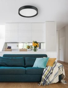 LED stropné svietidlo Luton 55 čierne