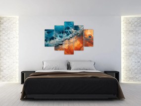 Obraz - Voda a oheň (150x105 cm)
