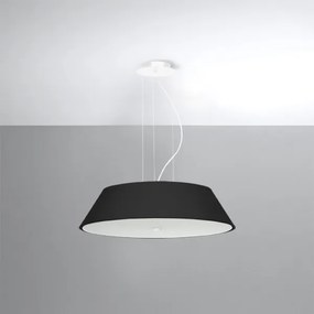 Sollux SL.0766 - Luster na lanku VEGA 5xE27/60W/230V pr. 60 cm čierna