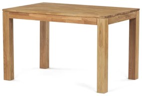 Stůl jídelní,120x80x75 cm, masiv dub, povrchová úprava olejem