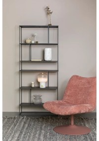 Ružové zamatové kreslo Bubba – Zuiver