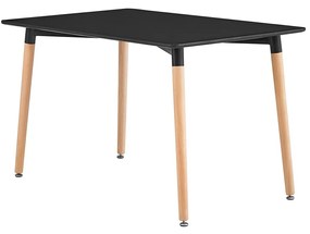 Moderný stôl Larry 120 x 80, Farby:: čierna