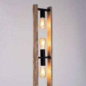 Stojacia lampa Log, 3-plameňová