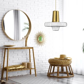 Toolight -  LED závesné stropné svietidlo APP553-1CP, zlatá, OSW-08633