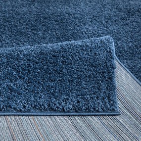 Dekorstudio Shaggy koberec CITY 500 modrý Rozmer koberca: 200x200cm