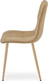 Béžová jedálenská stolička LIBRA