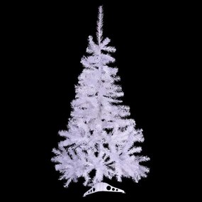 Umelý vianočný strom s trblietavým efektom - 120 cm, biely