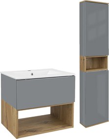 Comodo Set kúpeľňového nábytku Neveda G 60 + V 35 P/L