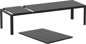 ATLANTIC 210 záhradný rozťahovací stôl black