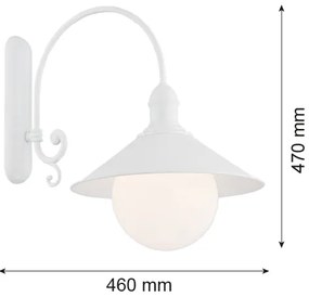 Argon 3297 - Nástenné svietidlo ERBA BIS 1xE27/60W/230V