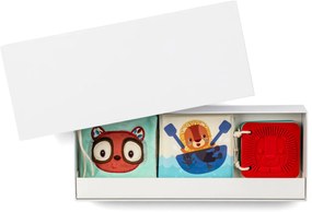 Lilliputiens – súprava 3 senzorických knižiek – lev Jack