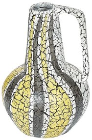 Terakota Dekoratívna váza 34 Viacfarebná Biela MALAKKA Beliani