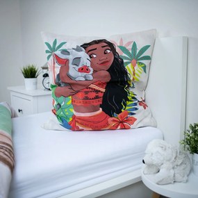 Jerry Fabrics Bavlnené obliečky 140x200 + 70x90 cm - Vaiana "Tropicool"