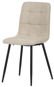 Autronic BONTEC Jedálenská stolička, čierna, látka vintage, CT-281 BK3 Farba: Béžová
