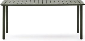 Oceľový záhradný jedálenský stôl 90x180 cm Brai – Kave Home