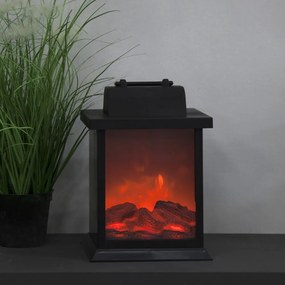 Svetelná LED dekorácia s imitáciou plameňa Star Trading Fireplace, šírka 15 cm
