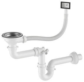 Erga HD, 1-komorový oceľový drez 780x490x210 mm, ľavý, grafitová, ERG-MLS-HD7849LB