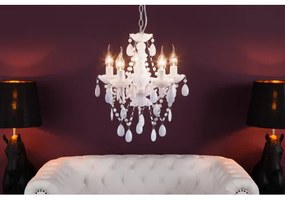 Luster 7227 5-Ramien biely  - Komfort-nábytok