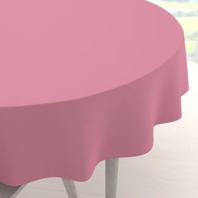 Biante Dekoračný okrúhly obrus Rongo RG-027 Ružový Ø 130 cm