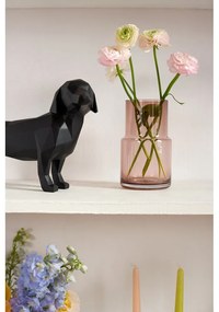 Čierna dekorácia PT LIVING Origami Dog