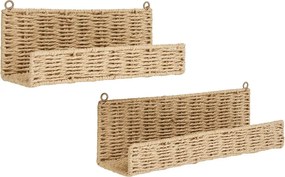 Police v súprave 2 ks v prírodnej farbe 10 cm Treviso – House Nordic