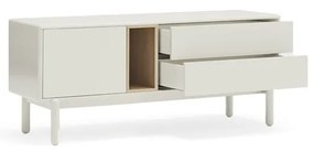 Biely TV stolík 140x56x40 cm Corvo – Teulat