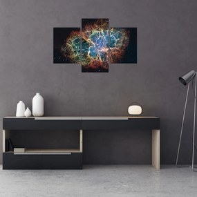 Obraz - Krabie hmlovina (90x60 cm)
