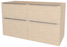 Mereo, Mereo Mailo, kúpeľňová skrinka 121 cm, chróm madlo, Multidecor, Javor Hard šampanský, MER-CN593SJHS2