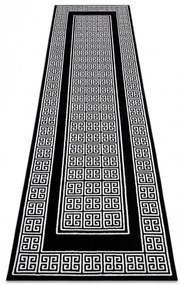 Dywany Łuszczów Behúň Gloss 6776 85 greek black/ivory - 80x250 cm