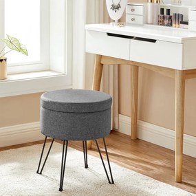 Taburetka s vekom LOM002G02 sivá