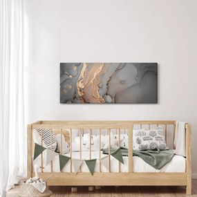 Obrázok - Šedo-zlatý mramor (120x50 cm)